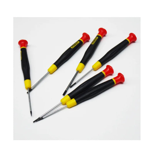 Destornillador de precisión Stanley Mini con punta plana de 1,0 mm, 1,6 mm, 1,8 mm, 2,0 mm y 3 mm. Herramientas de apertura. 