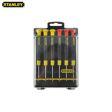 Stanley-conjunto de chaves de fenda phillips, 6 peças, mini chave de fenda profissional, kit de ferramentas de manutenção para eletrônicos