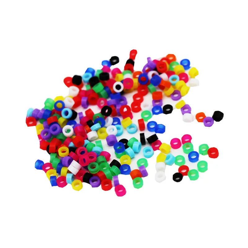 100 pcs Bird Ring Leg Bands for Parrot Finch Canary Gouldian diameter 2mm 3mm Bird foot Ring