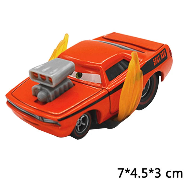 Disney Pixar Cars 3 2 Metal Diecast Car Toy Lightning McQueen Queen of England Fritter Miss For Kids Boy Birthday Toy Car Gifts