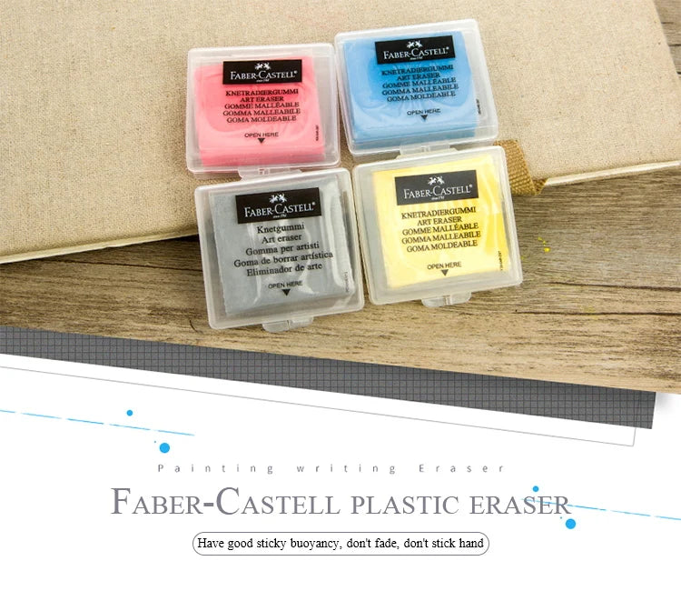 Faber-Castell Kneaded Art Eraser for Drawing, Highlighting, and Cleaning - Soft Art Eraser for Art, Painting, Design, and Sketching - Stationery