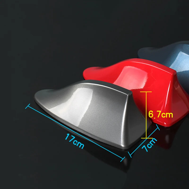 2021 Newest Car Carbon Fiber Antennas Auto Radio Aerials Shark Fin Antenna Roof AM/FM Signal Aerila Universally