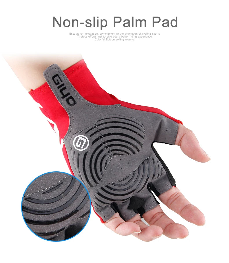 Giyo Cycling Gloves Half Finger Gel Sports Racing Bicycle Mittens Women Men Summer Road Bike Gloves