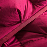 3D luxury 100% Goose Down Duvet Quilted Quilt King Queen Full size Comforter Winter Thick Blanket Solid Color