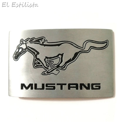 Classic Cowboy Mustang Belt Buckle Suit 4cm Belt Metal Men Jeans Accessories Fivela for 4cm Belts Running Horse Pin Buckles