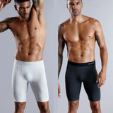 NICE Men Boxer Long leg Boxer Men Underwear Men Underpants Erkek Natural Cotton Sexy Boxer Shorts Top Brand Underwear Soft