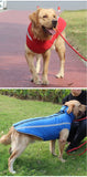 Waterproof Dog Clothes for Large Dogs Winter Warm Big Dog Jackets Padded Fleece Pet Coat Safety Reflective Design Dog Clothing