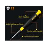 Stanley-micro chave de fenda phllábios ph000, 1 peça, ph0, ph1, para relógio eletrônico, ferramentas de manutenção de telefones, aço s2