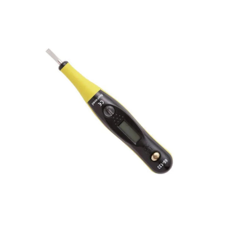 Stanley 1 pces dc ac detector de tensão elétrica atual caneta tester sensor volt teste circuito digital com bateria de néon livre