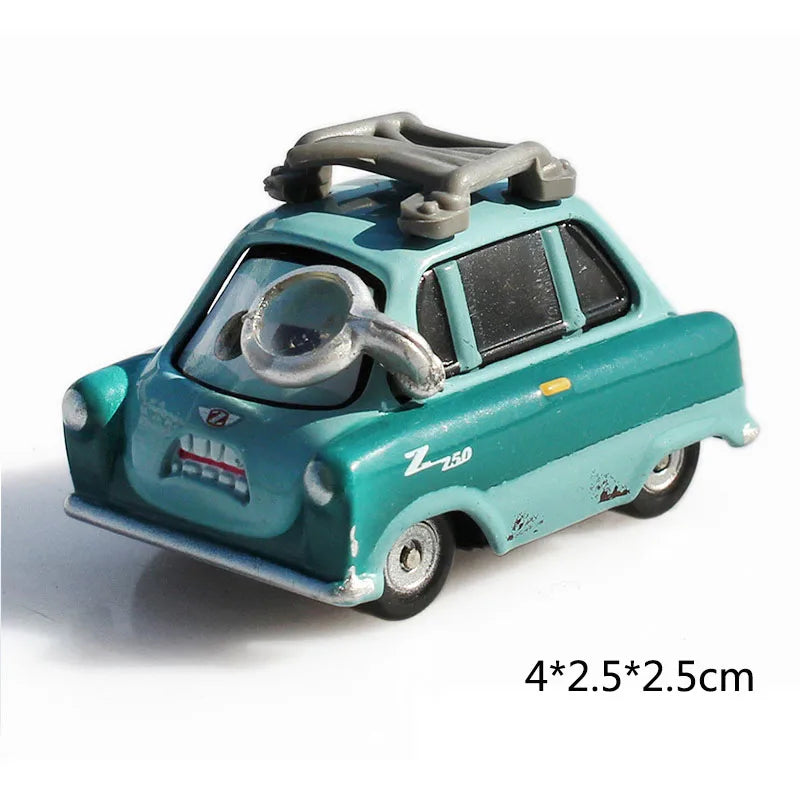Disney Pixar Cars 3 2 Metal Diecast Car Toy Lightning McQueen Queen of England Fritter Miss For Kids Boy Birthday Toy Car Gifts