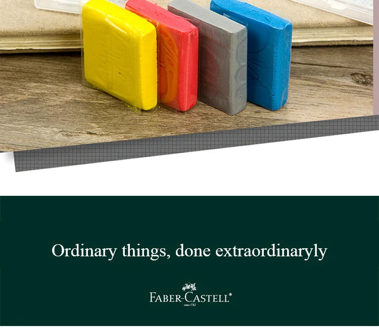 Faber-Castell Kneaded Art Eraser for Drawing, Highlighting, and Cleaning - Soft Art Eraser for Art, Painting, Design, and Sketching - Stationery