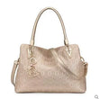 FOXER Brand Women Cowhide Women's Shoulder Bag Female Split Leather Handbag Fashion Lady Tote Large Capacity Top Handle Bag