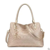 FOXER Brand Women Cowhide Women's Shoulder Bag Female Split Leather Handbag Fashion Lady Tote Large Capacity Top Handle Bag