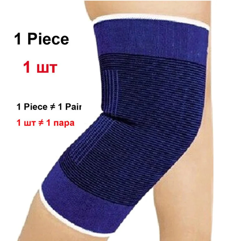 1 Pcs Sport Knee Support Elbow Protect Tom's Hug Brand Breathable Kneepads Relieve Arthritis Injury Bandage Knee Guard Blue