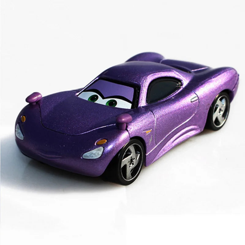Disney Pixar Cars 3 2 Metal Diecast Car Toy Lightning McQueen Queen of England Fritter Miss For Kids Boy Birthday Toy Car Gifts
