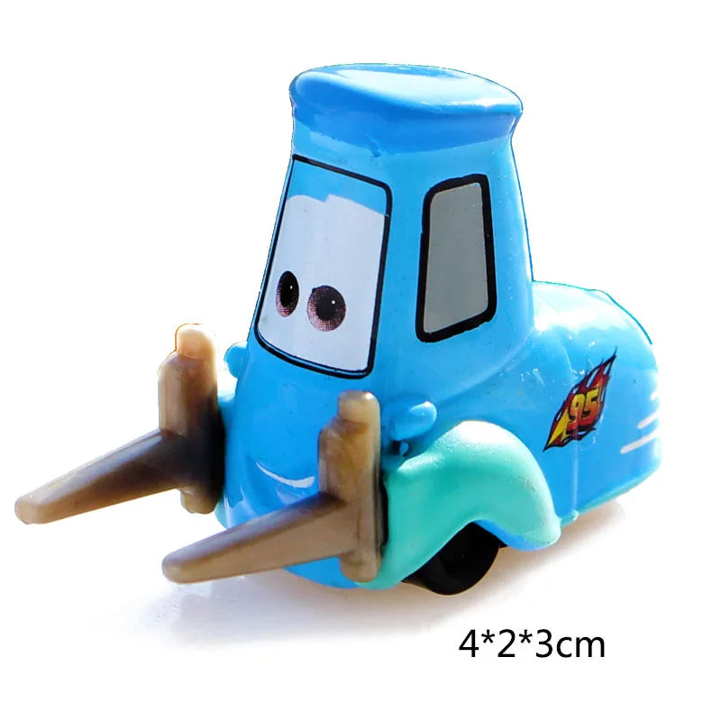 Disney Pixar Cars 3 2 Metal Diecast Car Toy Lightning McQueen Queen of England Fritter Miss For Kids Boy Birthday Toy Car Gifts