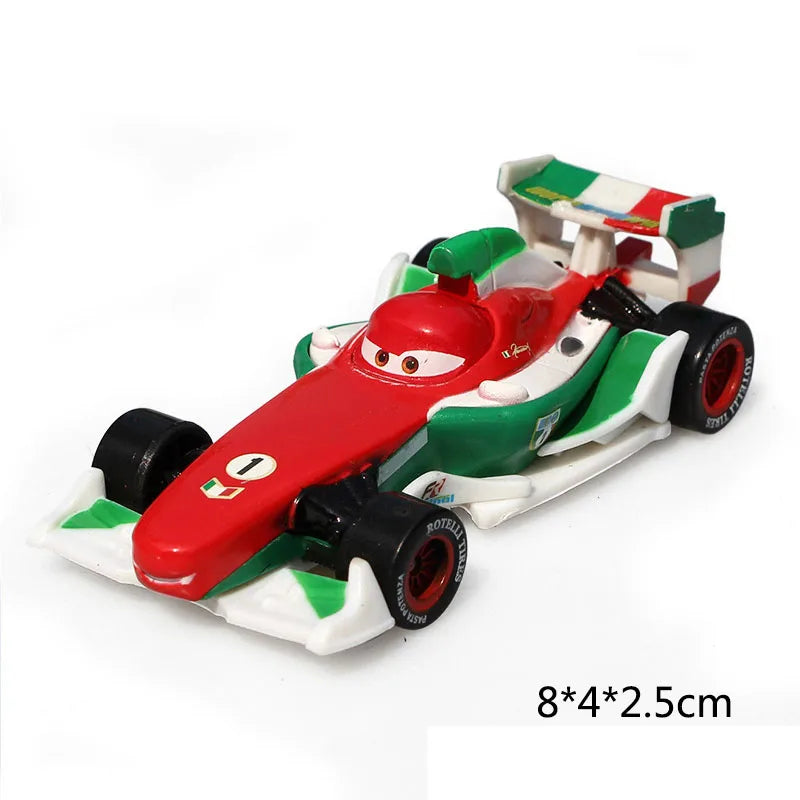 Disney Pixar Cars 3 2 Metal Diecast Car Toy Lightning McQueen Queen of England Fritter Miss For Kids Boy Birthday Toy Car Gifts