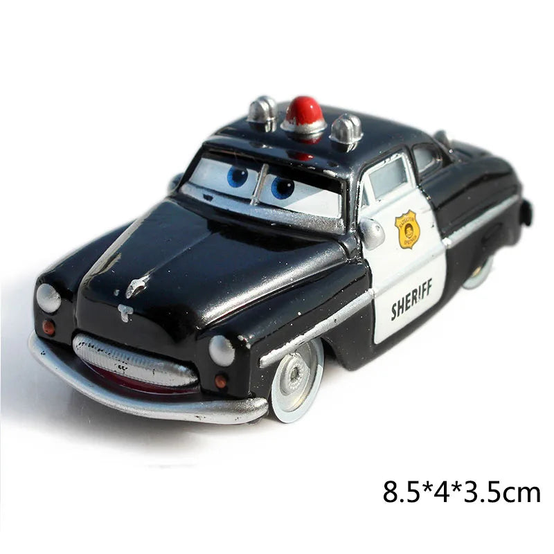 Disney Pixar Cars 3 2 Metal Diecast Car Toy Lightning McQueen Queen of England Fritter Miss For Kids Boy Birthday Toy Car Gifts