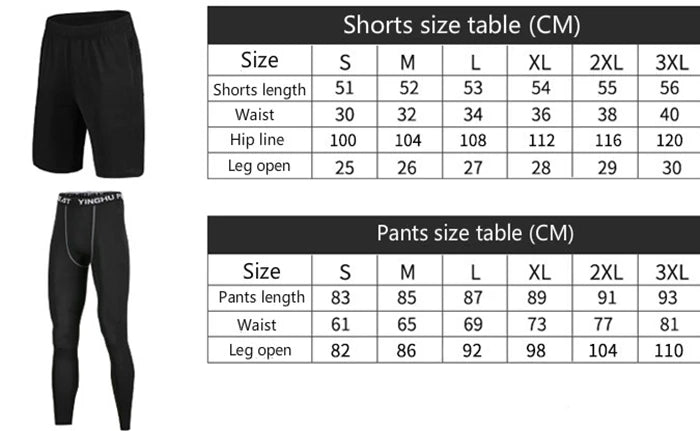 Traje deportivo para hombre, conjuntos para correr, compresión, gimnasio, fitness, ropa deportiva de secado rápido, mallas de baloncesto, ropa interior para correr al aire libre y entrenamiento.