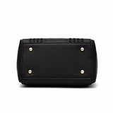 Embroidery Messenger Bags Women Leather Handbags Bags for Women Sac a Main Ladies Hair Ball Hand Bag
