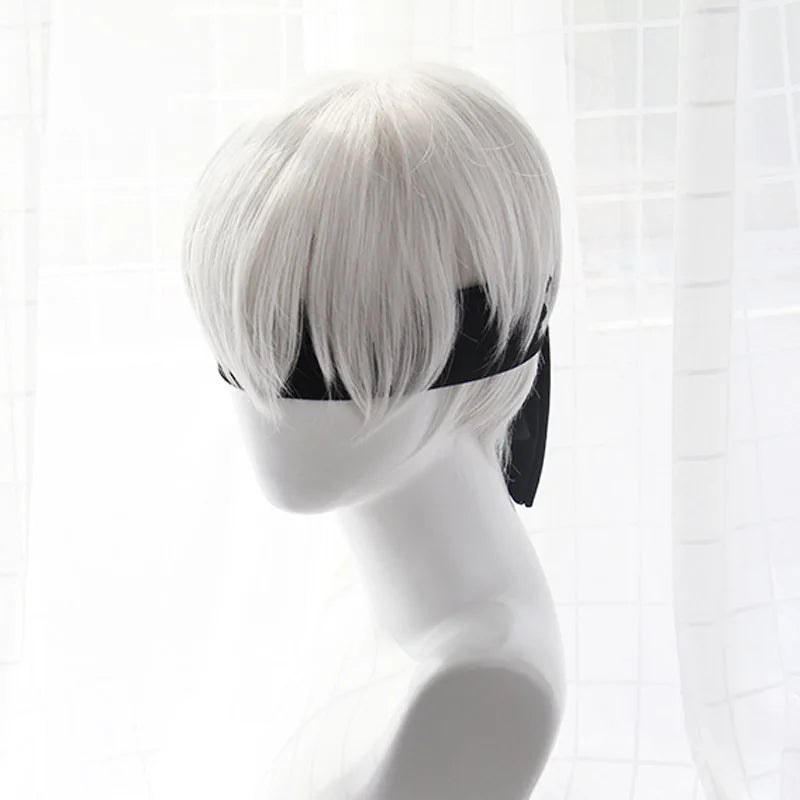 High quality YoRHa No.2 Type B 2BYoRH 2A 9S 2B wig Cosplay Wig NieR:Automata Costume Play Wigs Costumes Hair +Wig Cap