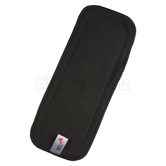 [Littles&amp;Bloomz] Insertos lavables reutilizables, protectores de refuerzo para pañales de tela de bolsillo real, inserto de microfibra de carbón de bambú