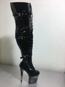 Sexy Thigh High Boots 8-9 Inch High Heels Fashion Platform Womens Over The Knee Boots 20-23cm High-Heeled Boots Pipe Dance Boots