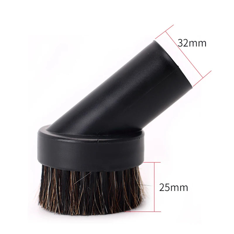 Boquilla de aspiradora universal con cabezal de cepillo de succión para aspiradoras de 32 mm, 35 mm, 1 1/4 pulg. y 1 3/8 pulg., accesorio para rincones de cama y sofá.