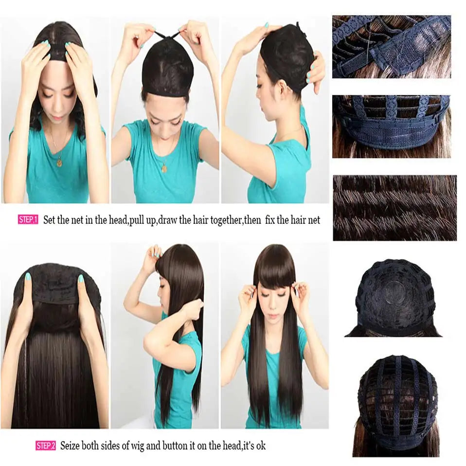 BENIHAIR Synthetic Wig Cosplay Wig White Red Green Blue Pink Yellow Hair Short Layered Wig Fake Hair Extension Men Women Party Wig