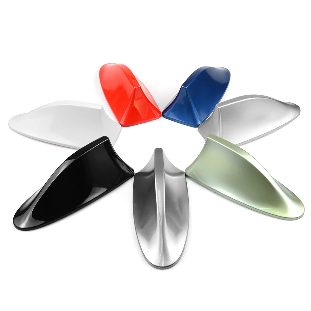 2021 Newest Car Carbon Fiber Antennas Auto Radio Aerials Shark Fin Antenna Roof AM/FM Signal Aerila Universally