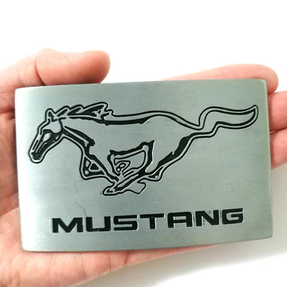 Classic Cowboy Mustang Belt Buckle Suit 4cm Belt Metal Men Jeans Accessories Fivela for 4cm Belts Running Horse Pin Buckles