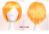 BENIHAIR Synthetic Wig Cosplay Wig White Red Green Blue Pink Yellow Hair Short Layered Wig Fake Hair Extension Men Women Party Wig