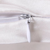 100% Nature Mulberry Silk Pillowcase Zipper Pillowcases Pillow Case For Healthy Standard Queen King Multicolor