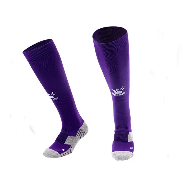 KELME Sport Socks Men Soccer Socks Anti-Slip Football Socks Cotton Stockings Good Quality Breathable Male K15Z908