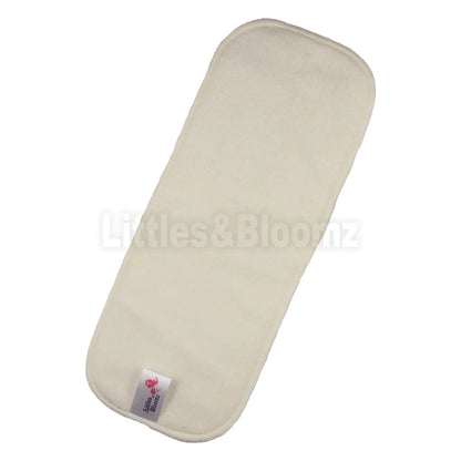 [Littles&amp;Bloomz] Insertos lavables reutilizables, protectores de refuerzo para pañales de tela de bolsillo real, inserto de microfibra de carbón de bambú