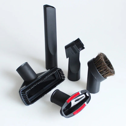 Boquilla de aspiradora universal con cabezal de cepillo de succión para aspiradoras de 32 mm, 35 mm, 1 1/4 pulg. y 1 3/8 pulg., accesorio para rincones de cama y sofá.