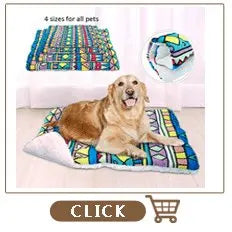 Dog Beds for Large Dogs Warm Pet Cat Bed Mat Winter Dogs Puppy Cat Bed Pet Cushion Blanket for French Bull Terrier