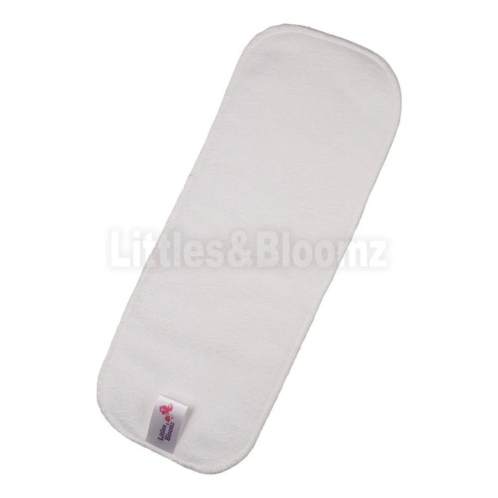 [Littles&amp;Bloomz] Insertos lavables reutilizables, protectores de refuerzo para pañales de tela de bolsillo real, inserto de microfibra de carbón de bambú