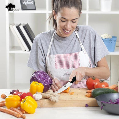 Juego de cuchillos de cerámica para cocina, utilidad para pelar, cortar frutas y verduras, herramienta de cocina con hoja de Zirconia blanca de 3, 4 y 5 pulgadas