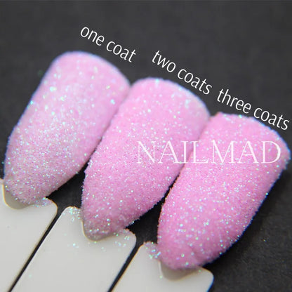 6colors NailMAD Pastel Nail Glitter Set Nail Art Glitter Powder Dust Ultra-fine Glitters Mix