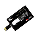 Memoria USB de alta velocidad con forma de tarjeta de crédito bancaria (4 GB, 8 GB, 16 GB, 32 GB, 64 GB)