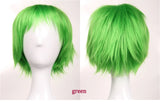 BENIHAIR Synthetic Wig Cosplay Wig White Red Green Blue Pink Yellow Hair Short Layered Wig Fake Hair Extension Men Women Party Wig