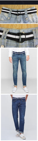 Maikun Tactical Canvas Men Belt High Quality Unisex Double D-Ring Buckle Waistband Casual Canvas Female Belt Fabric For Jeans