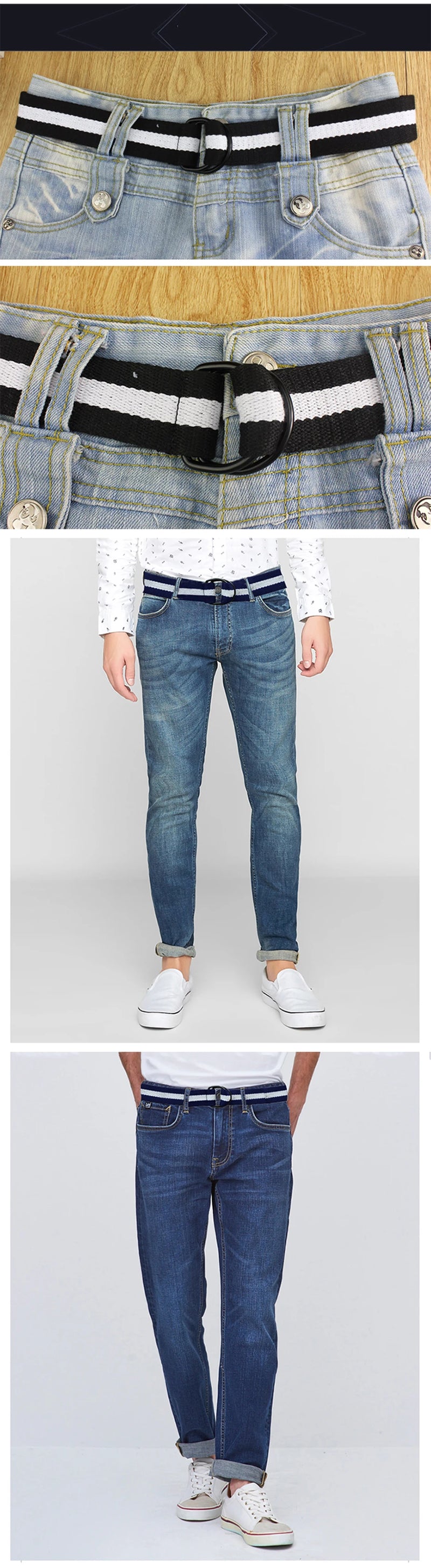 Maikun Tactical Canvas Men Belt High Quality Unisex Double D-Ring Buckle Waistband Casual Canvas Female Belt Fabric For Jeans