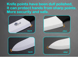 Ceramic Knives Set for Kitchen Paring Utility Slicing Fruit Vegetable Cutter 3 4 5 inch White Zirconia Blade Cooking Tool