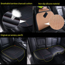 SEAMETAL PU Leather Car Seat Cover Universal Vehicle Seat Cushion Anti Slip Chair Protector Mat Waterproof Sweatproof Surface