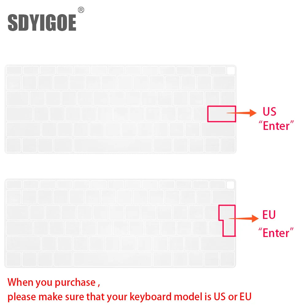 Keyboard cover for Apple Macbook pro13/16/15 Air13 inch All series Laptop silicone Case Clear Protector Skin A2941 A2442 A3113