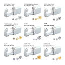 1 peça 316l aço cirúrgico descartável esterilizado unidades de piercing de orelha ferramentas de arma com brinco de cristal cz joias de piercing corporal