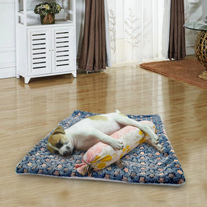 Dog Beds for Large Dogs Warm Pet Cat Bed Mat Winter Dogs Puppy Cat Bed Pet Cushion Blanket for French Bull Terrier