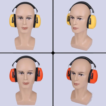 Anti-Noise Safety Earmuff Adjustable Over-Head SNR-35dB Ear Protector For Work Study Shooting Drumming Hearing Protection